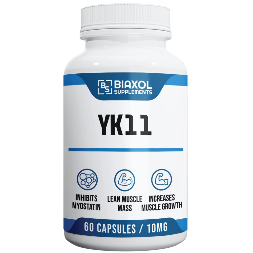 YK11, BIAXOL Supplements, 60 caps, each 10 mg Steroids24h